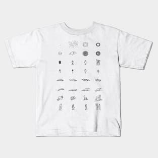 Evolution According to Sagan - Black Kids T-Shirt